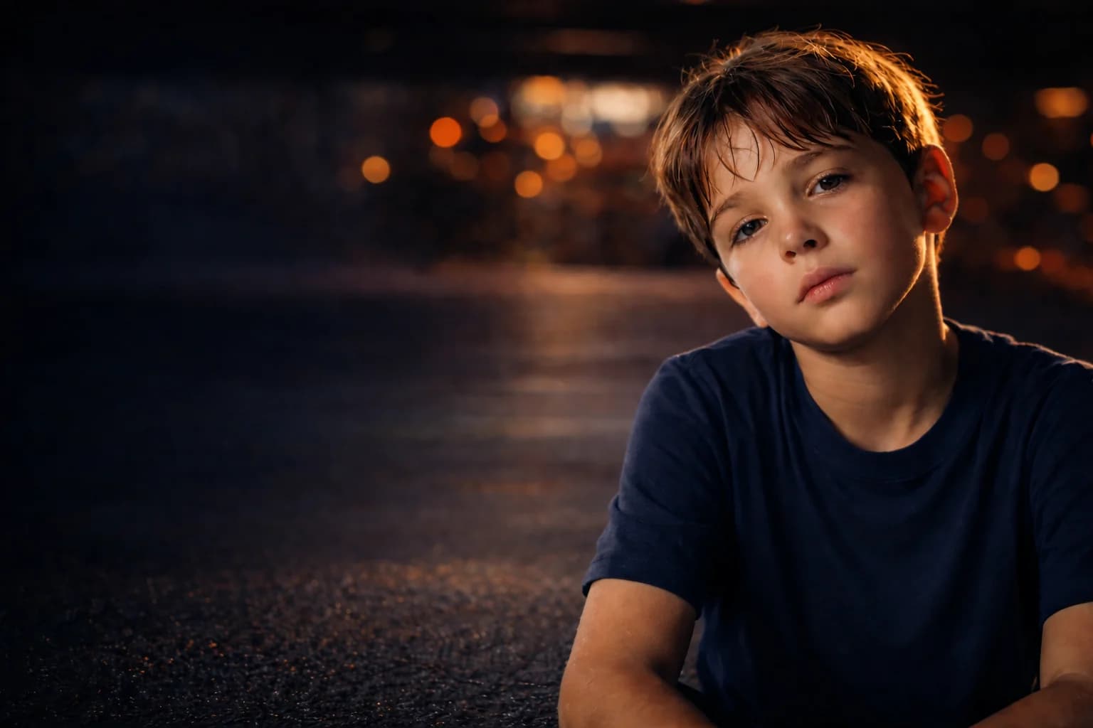 Ребёнок на краю бассейна