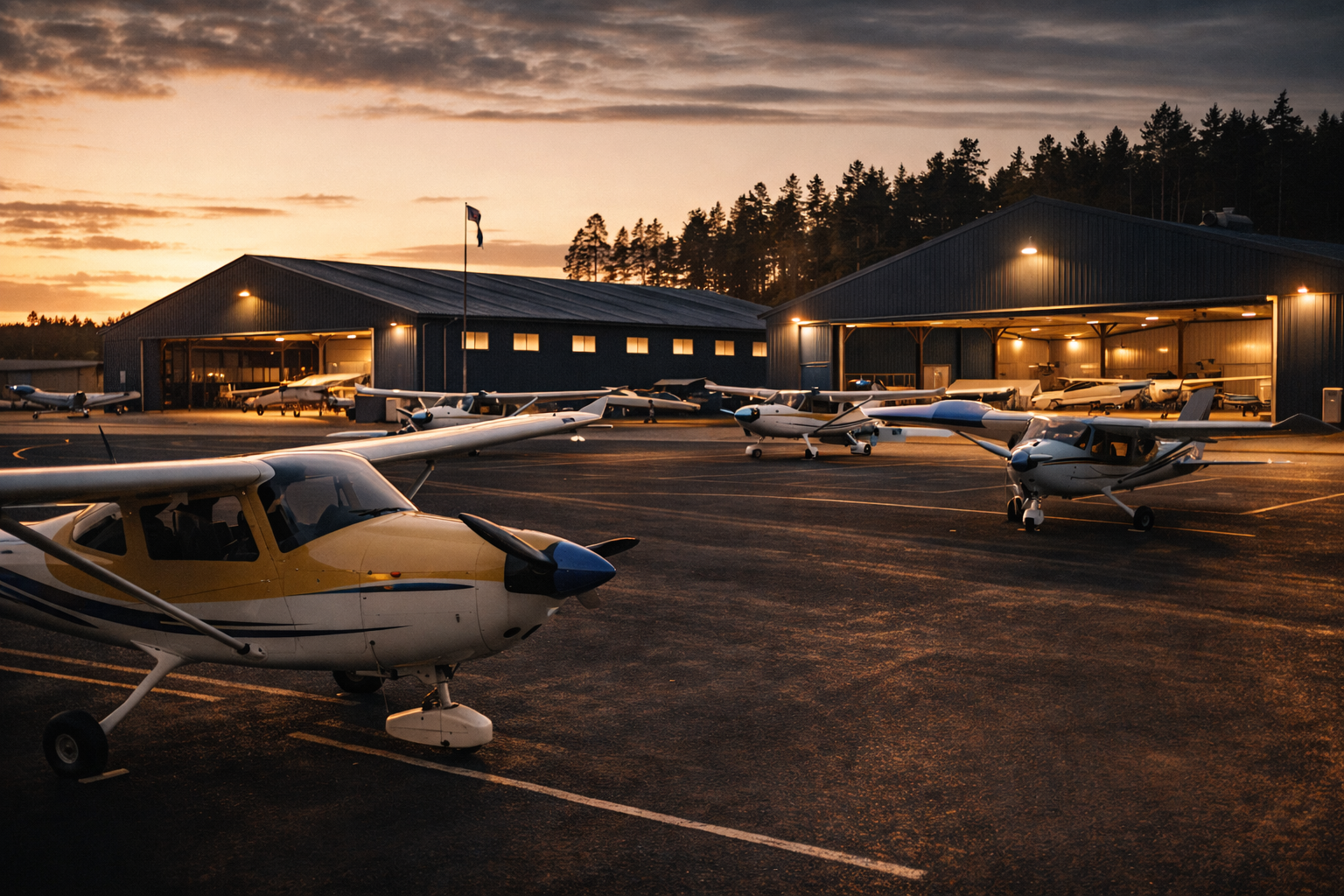 Авиационная площадка и базирование воздушных судов